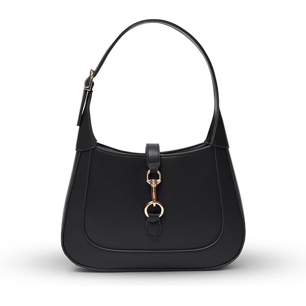 Amazon.com: Lyra Twist Lock Shoulder Bag | Vegan Leather Handbag